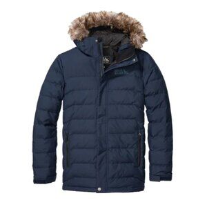 NWT Eddie Bauer Men's Down 650 Fill Blue Parka Size XXL